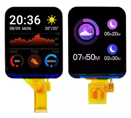 TFT LCD Display Smart Watch 3.4 &1.7" 240*280 Touch Screen