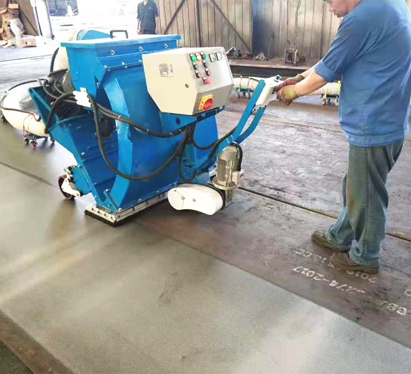 Steel Plate Cleaning Polishing Machine Sand Blaster