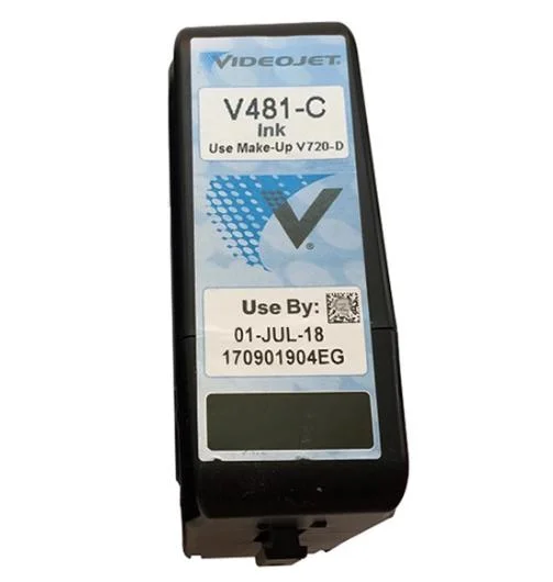 Videojet Compatible Original V481-C 600ml de tinta negra tinta de impresora de inyección de tinta para impresora