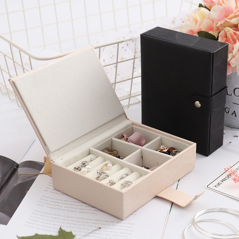 Custom Simple Pink Magnetic Box Jewelry Box for Wedding Gift with Magnetic Hardware