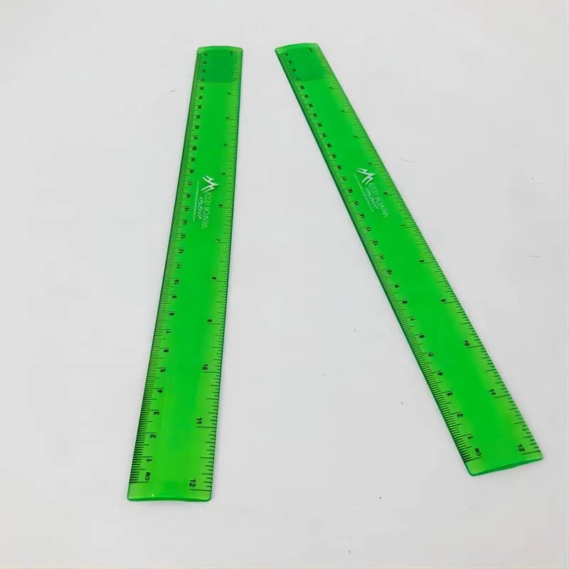 Customised 30cm Flexible Plastic Ruler