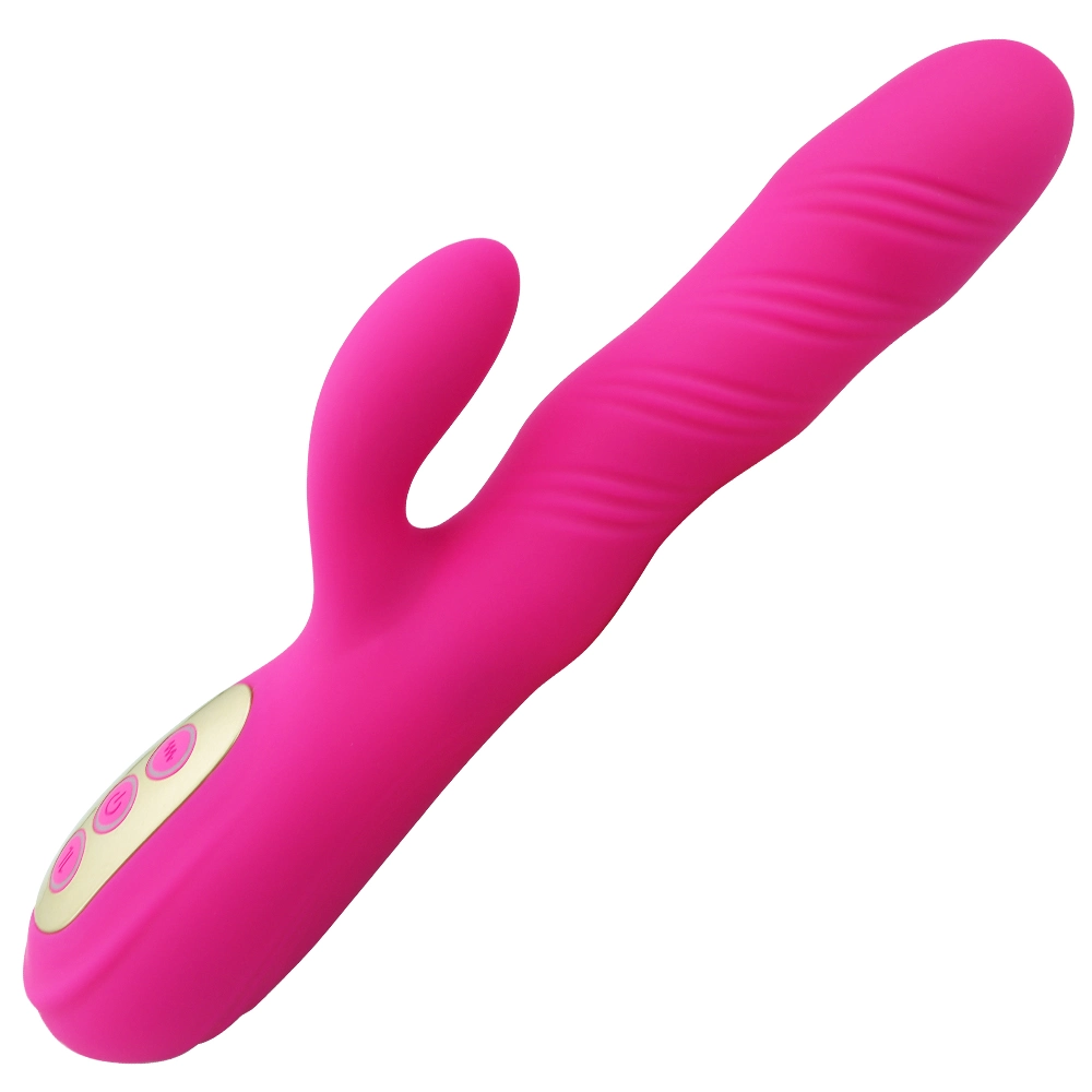 G-Spot Rabbit Vibrator for Clitoris Stimulation USB Rechargeable Waterproof Dildo Vibrator Dual Motors Clit Vagina Stimulator