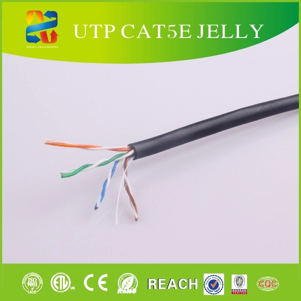 China RG6 Quad + cable UTP Cat5e Cable compuesto