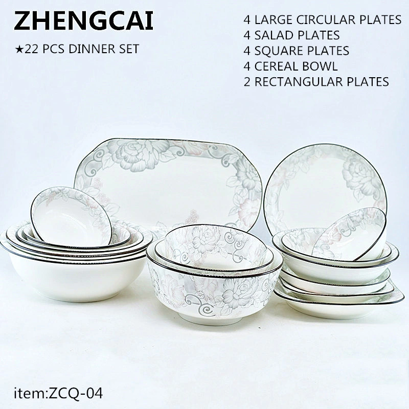 Wholesale/Supplier Ceramic Printing Dinner Sets