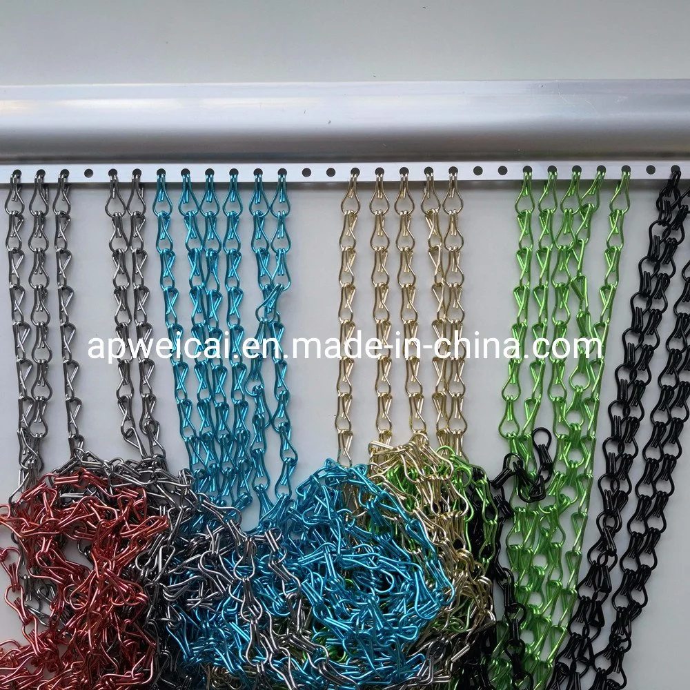 Aluminum Chain Link Living Room Divider Curtain Room Partition Chain