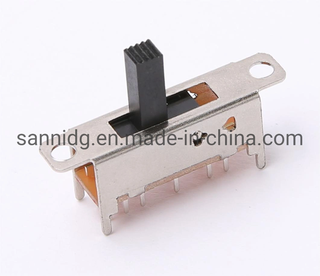 Ss25D03 Slide Switch 2 Pole 5 Position DIP PCB Soldering Type