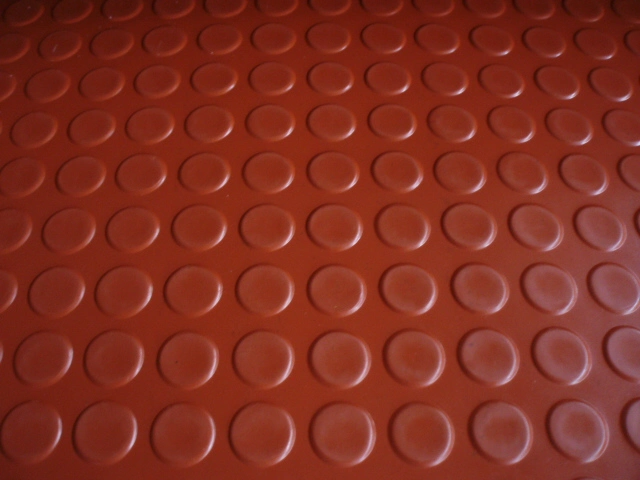 Round Button Rubber Sheet, Stud Rubber Sheet for Flooring Rolls for Industrial