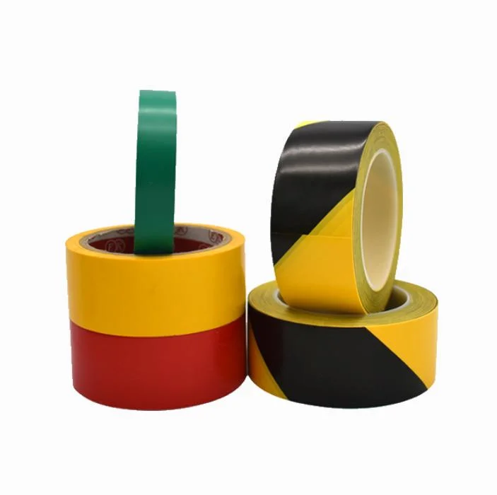 Caution and Danger Barricade Tape Non Adhesive PE Yellow Red Warning Protection Color Printing Feature Security Material