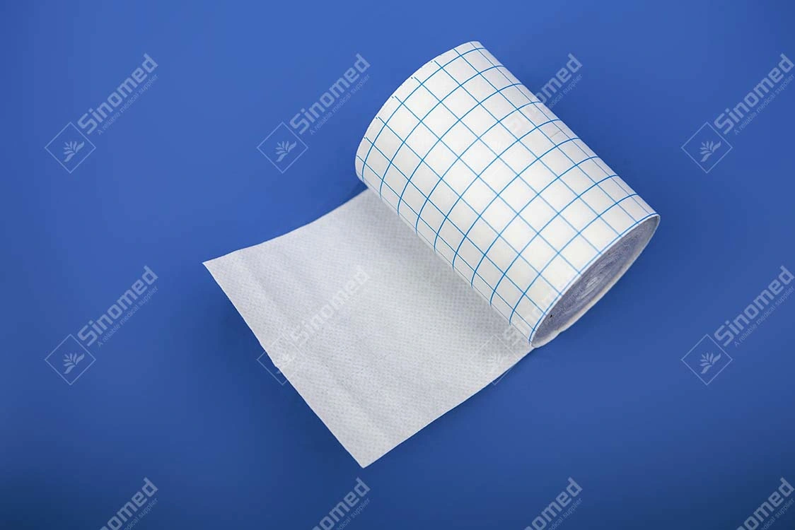 Fixer le rouleau de tissu Non-Woven médical du sparadrap chirurgical Pansement non tissé blanc Roll