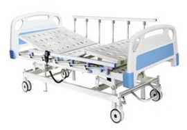 Hospital Furniture Manual ABS Flat Hospital Bed for Patient