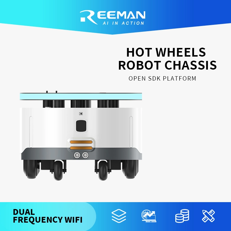 El robot elevador de alimentación del sistema de control de Internet de las cosas, el chasis Wheeleded inteligente Robot inteligente 4WD