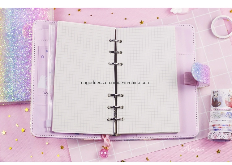 Waterproof Paper Sewing Lined Custom Notebook with Pen Holder Kraft Hardcover