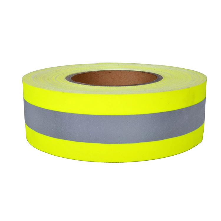 Flame Retardant Fabric Sewing on Fireproof Safety Clothing Warning Tape