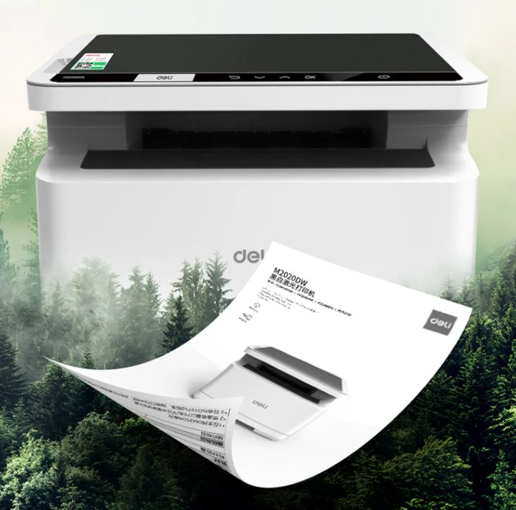 Fabricado en China la marca China Deli impresora M2020dw Copiadora/Impresora Láser escáner compuesto de tres-en-uno impresora en blanco y negro