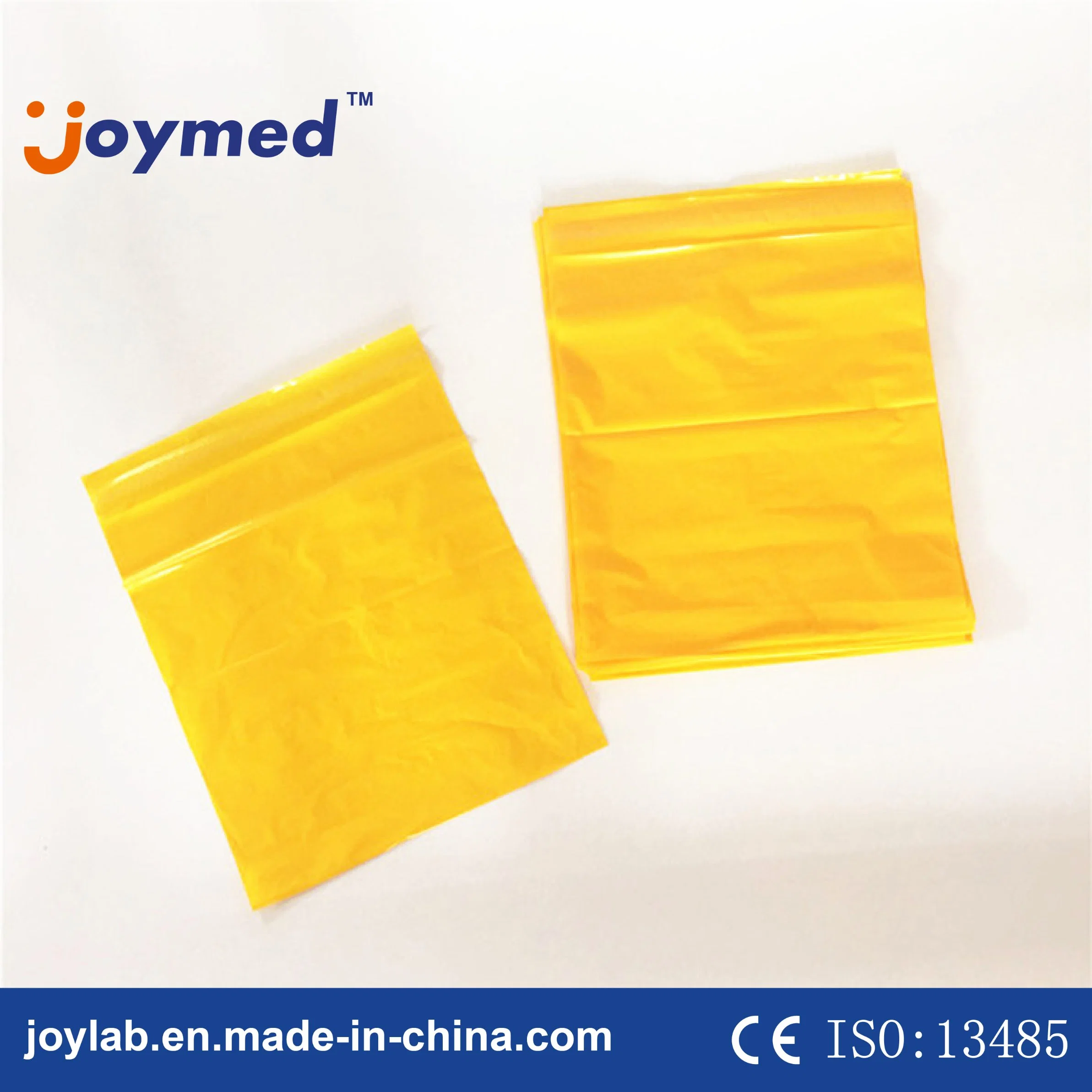 Wholesale/Supplier HDPE Autoclave Bio Medic Waste Biohazard Yellow Flat Bag