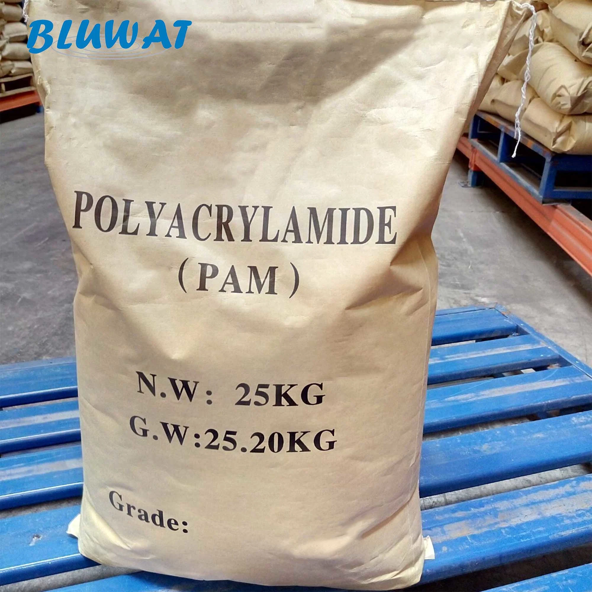 La pâte de bambou Aide au maintien de la polyacrylamide cationiques