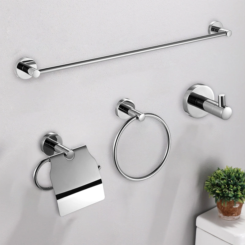 Commercial 304 Stainless Steel Hotel Bathroom Accessories Set