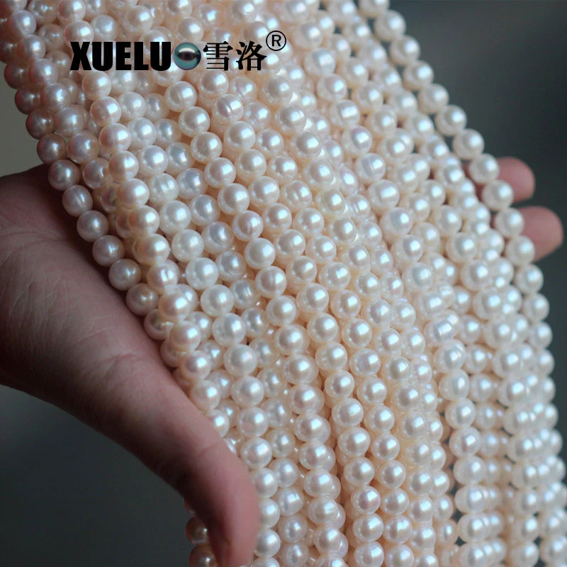 8-9mm White Freshwater Cultured Pearls Strings Material Wholesale/Supplier, Zhuji Pearls (XL180088)