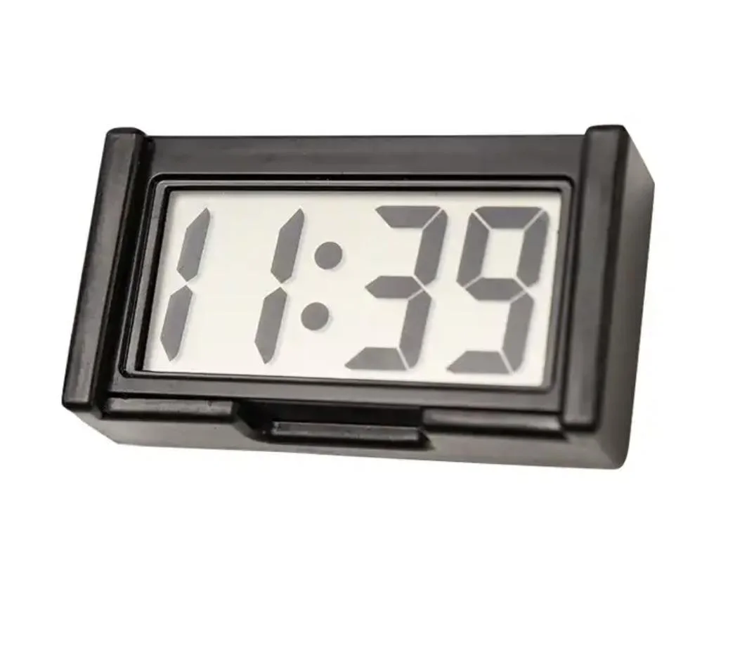 LCD Mini Desk Clock for Kids Children Interior Accessory Cars Alarm Clock