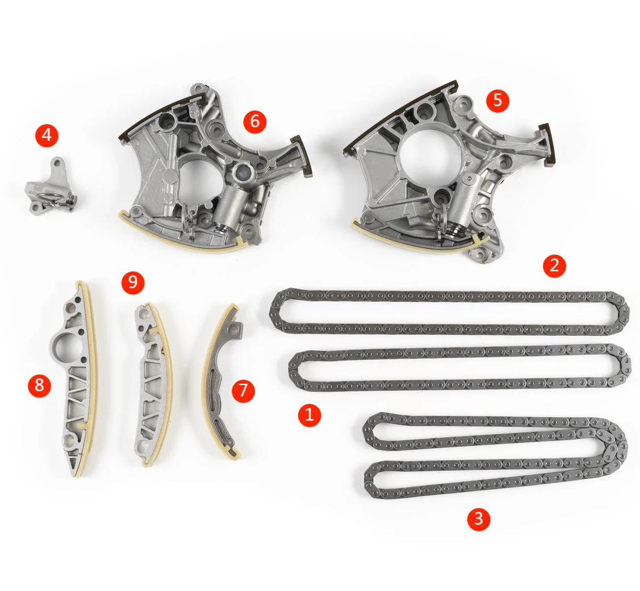 Kits de reparación de la cadena de distribución distribución establece para Audi AUK BKH BDW BPK A4 de 3,2 L 2000-2008