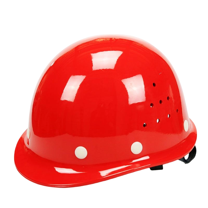 Casque de protection de la tête de travailleur de construction, forme ronde, ventilation personnalisée Chapeaux durs peints