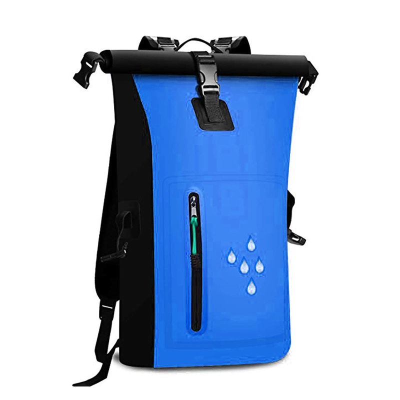 Durable Roll-Top Closure Floating Backpack Dry Bag Rucksack with Waterproof Phone Case for Travel Swimming Kayaking, Boating