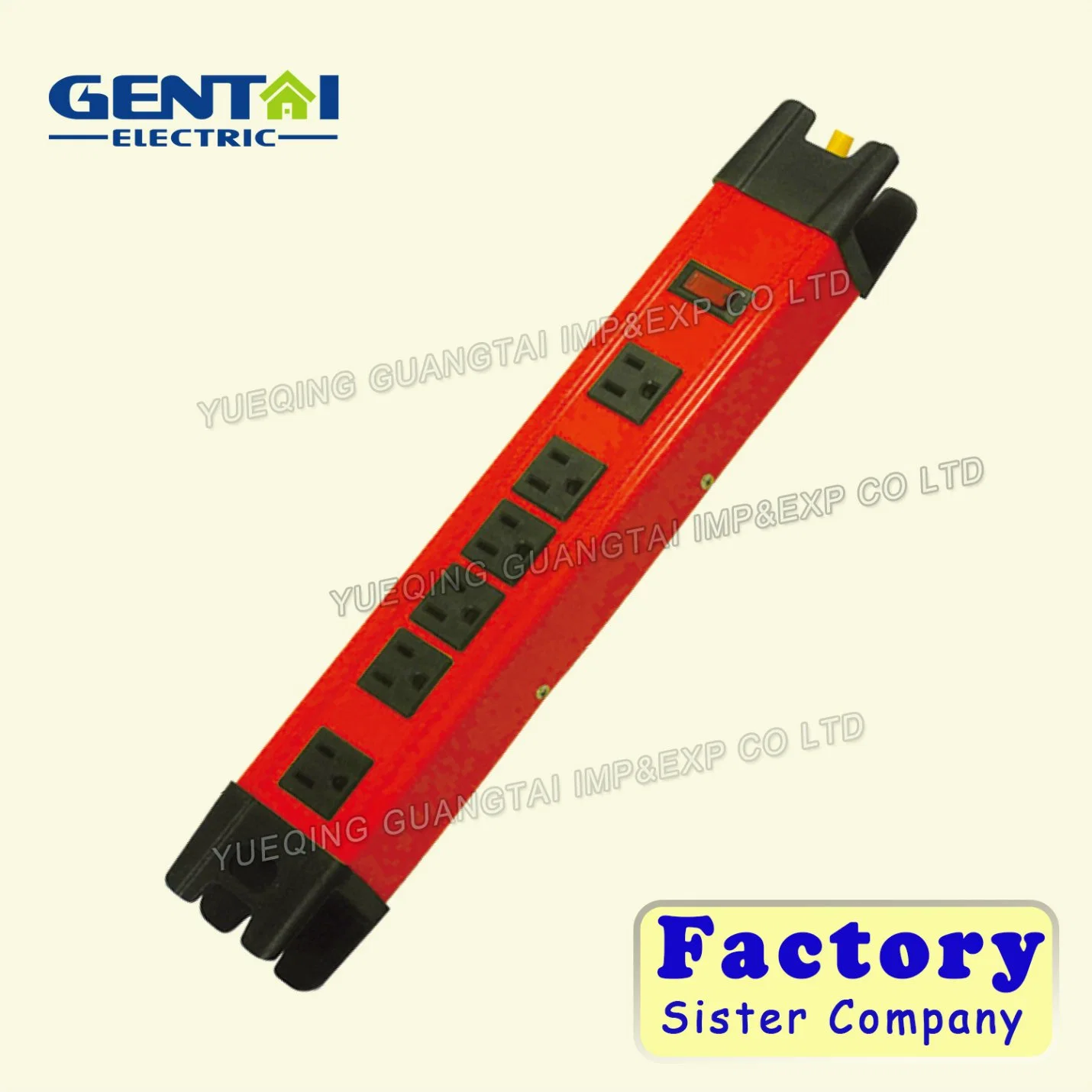 Best Quality Us Type Aluminum Alloy Power Strip (S-01-12)