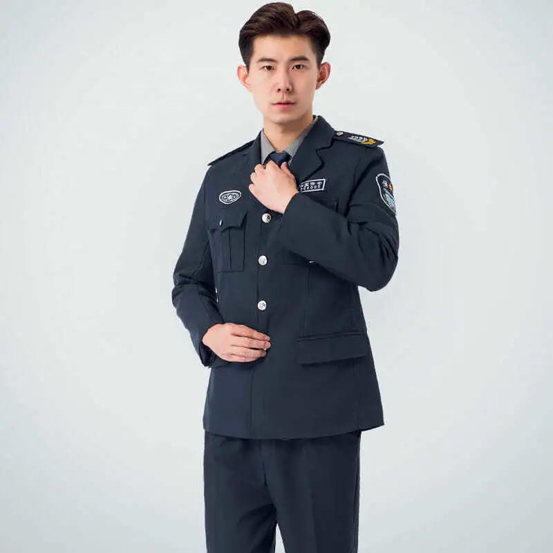 Security Work Clothes Spring and Autumn Suits Security Uniforms Long-Sleeved Autumn and Winter Clothing Formal Winter Clothing for Men and Women