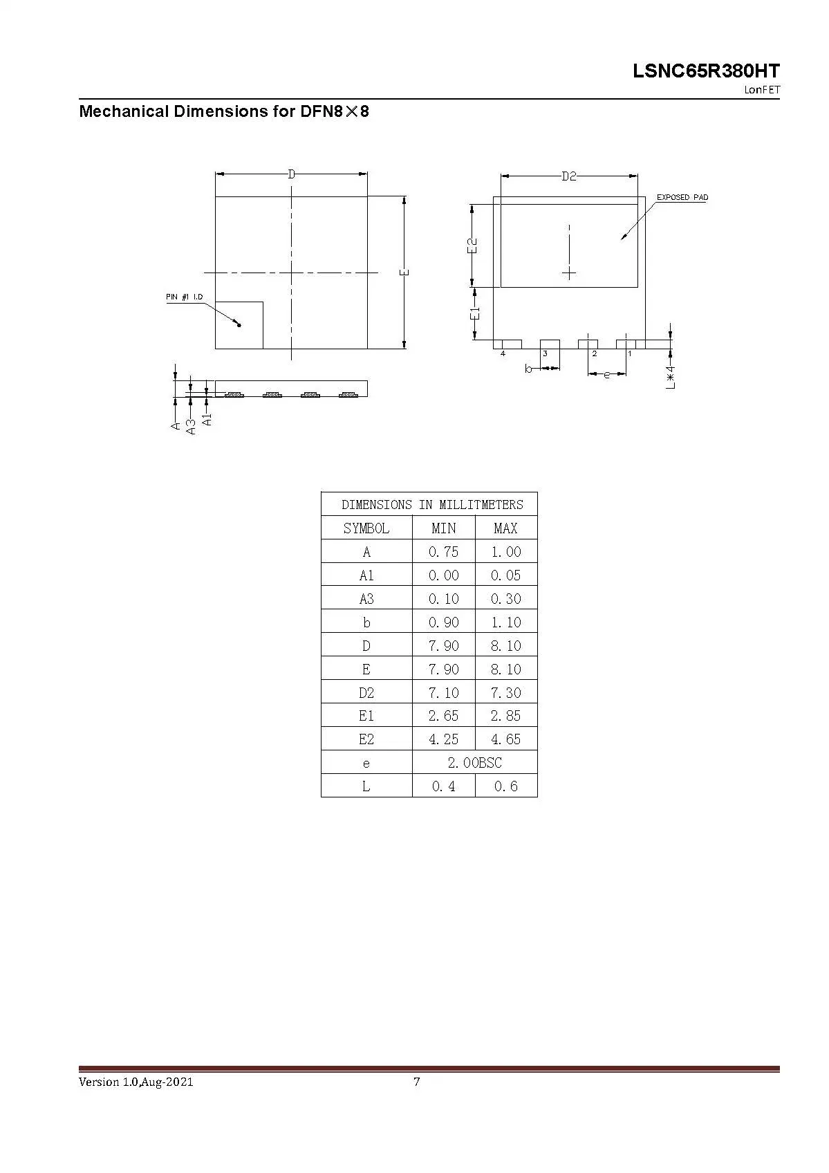 N-channel 650V، 11A1)، 0.38 أوم Super junction MOSFET