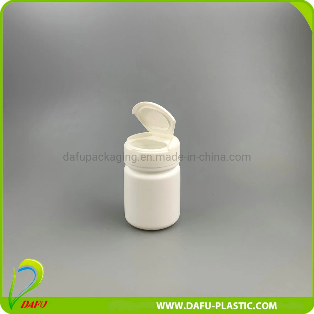 40ml PE Small Tablet Plastic Pill Bottle with Plastic Cap