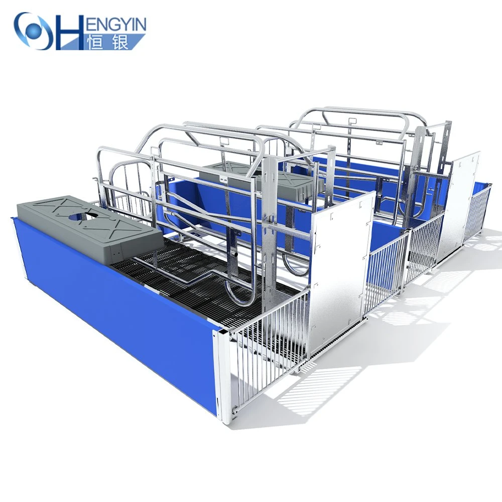 مصنع صيني مباشر للبيع قفص الولادة معدات مزرعة الخنازير تصميم قفص الولادة