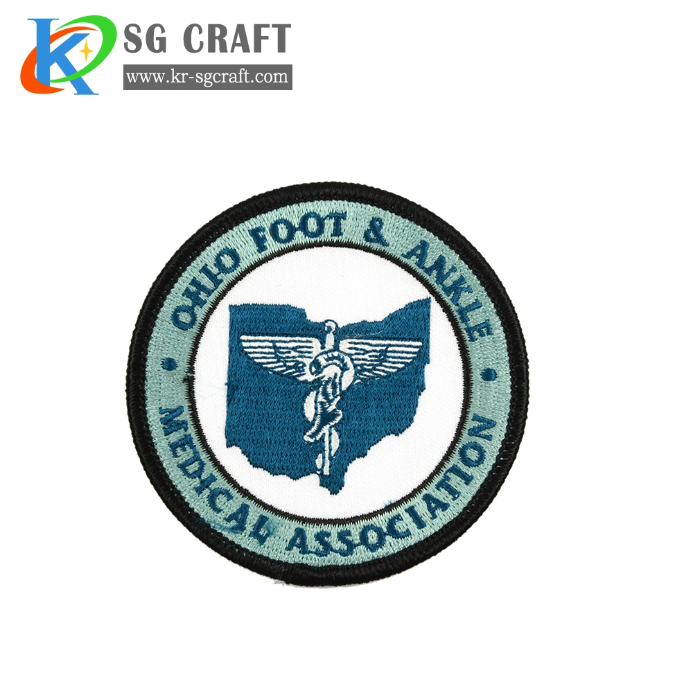 Wholesale/Supplier Factory Custom Personalized Souvenir Fashion Garment Accessories Applique Armband Supplies Model Logo Embroidery Police Uniform Patch Badge