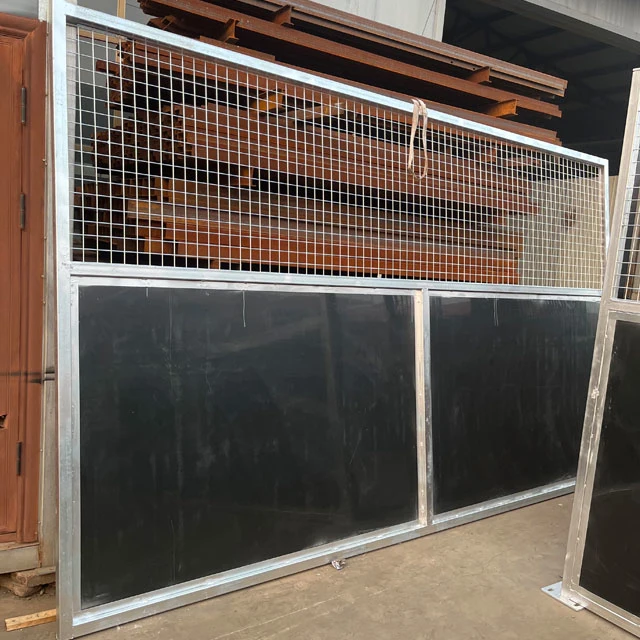 Calidad Acero galvanizado y Lambriz HDPE Caballos Stables.