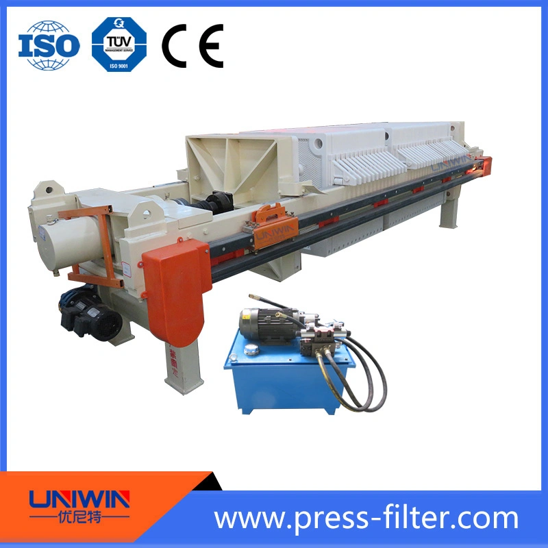 Hydraulic Compress Recessed Plate Chamber Filter Press for Wastewater/Mining/Textile/Chemical