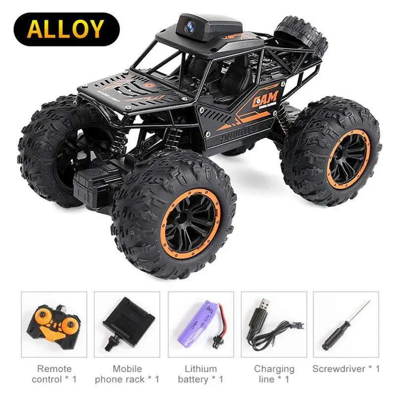 2.4G RC Car 360 Degrees Rotate WiFi Camera APP 4WD High Speed Radio Control Toys Drift Car Remote Control Hobby Car