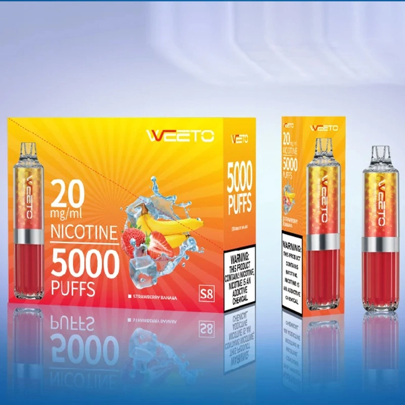 Best Pod Vape 2023 Factory Price Wholesale/Supplier Russian Hot Sale Weeto 5000 Puffs Disposable/Chargeable Vape Pen E Smoking Cigarette