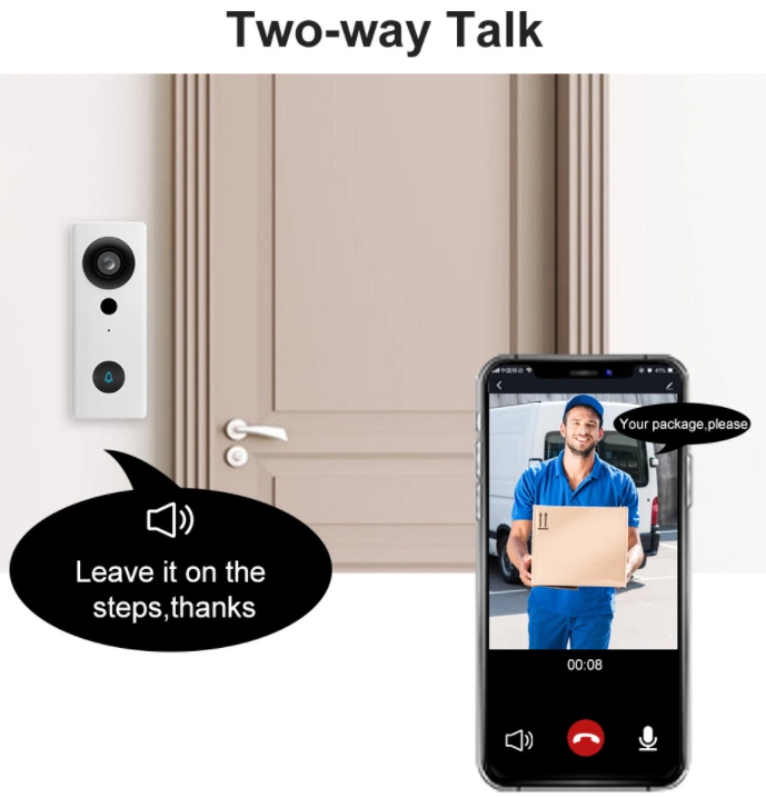 APP Long-Distance Monitoring Wireless Smart Video Door Bell