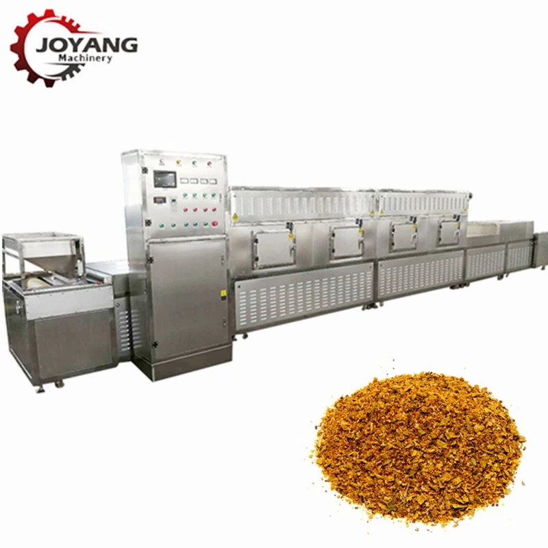 PLC Cinnamon Powder Microwave Drying Sterilization Machine