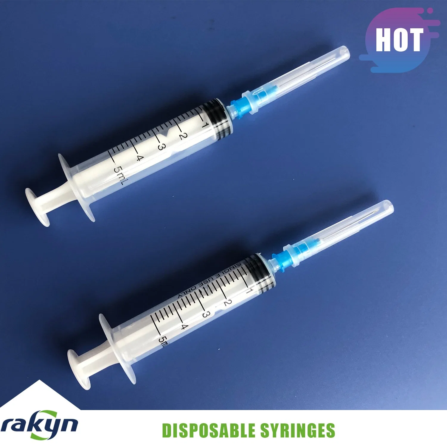 High quality/High cost performance  Medical Disposable Plastic Injection Syringe with Needles for Vaccine