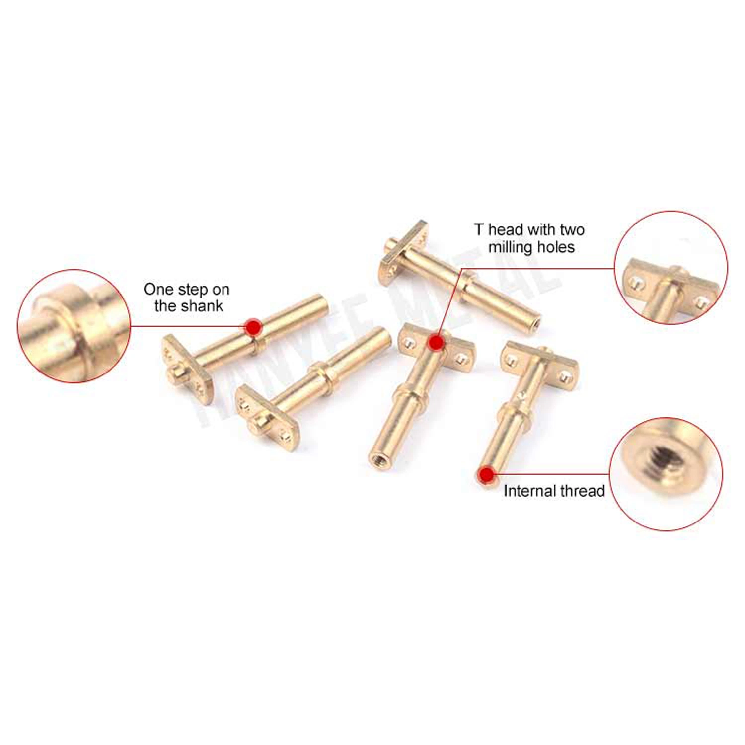 Quick Reply Customized Fasteners Customized Bolt with Step Milling