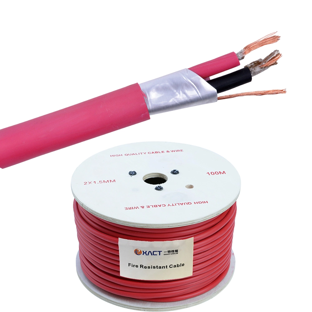 4x4 300/500v núcleo de cobre LSZH funda 2core apantallada resistente al fuego Cable