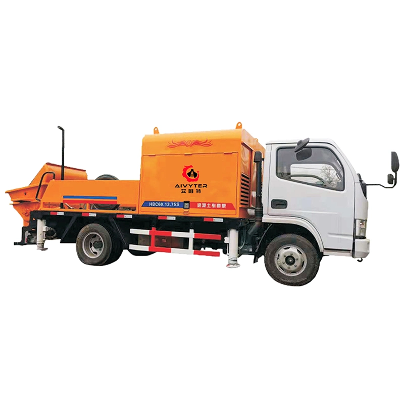 Portable Mobile Truck-Mounted Concrete Conveying Pumping Machine Car Concrete Pump