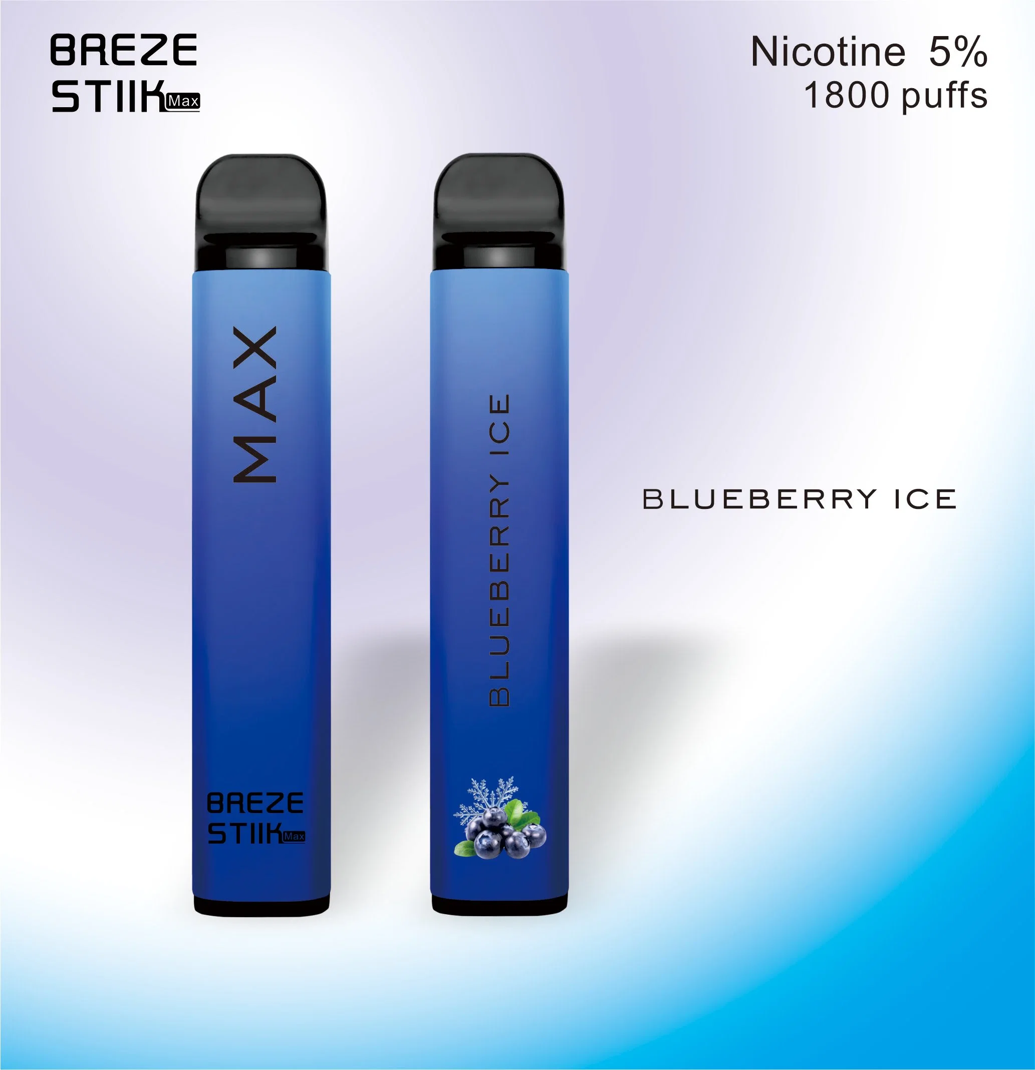 Factory Promotion Price 1800 Puff 950mAh Battery Breze Stiik Max Juice Mini Disposable E Cig