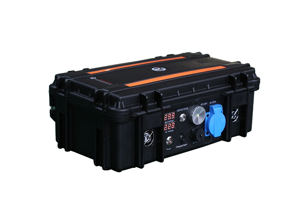 Calientes! 500W de Emergencia Generador Portátil con 240V AC 220V DC5V de salida para el Camping de disparo de caza