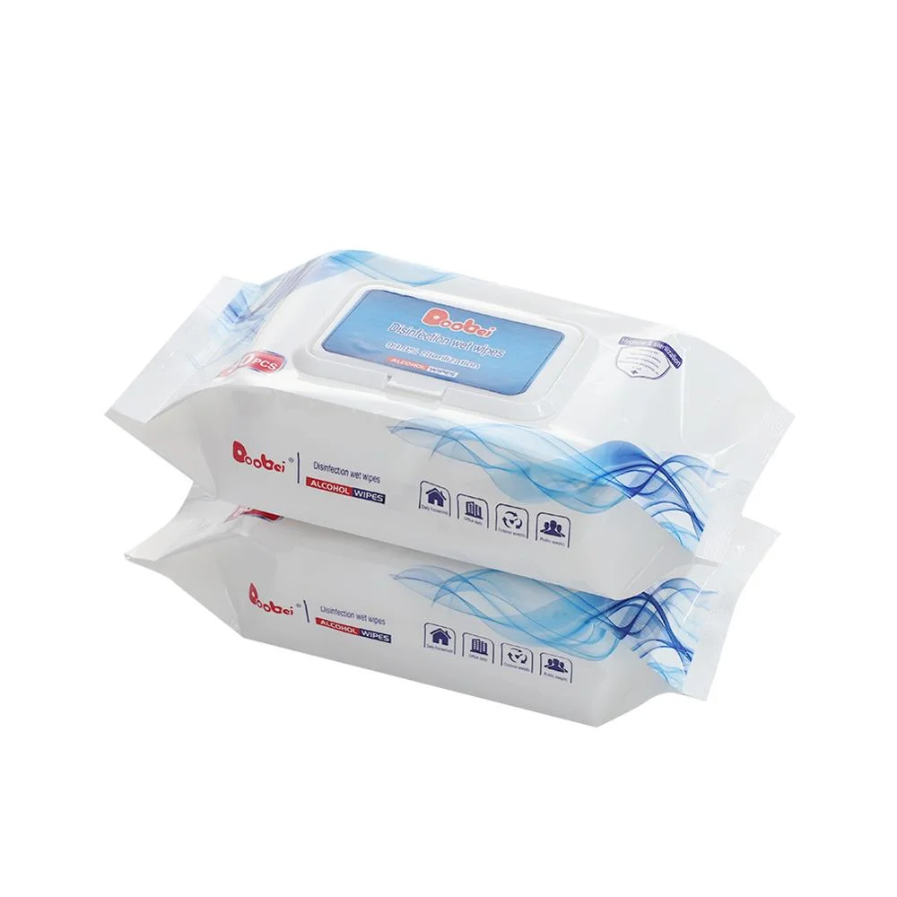 Anti Bacterial 75% Alcohol Disposable Wet Paper Factory Price Superior Quality Wipes