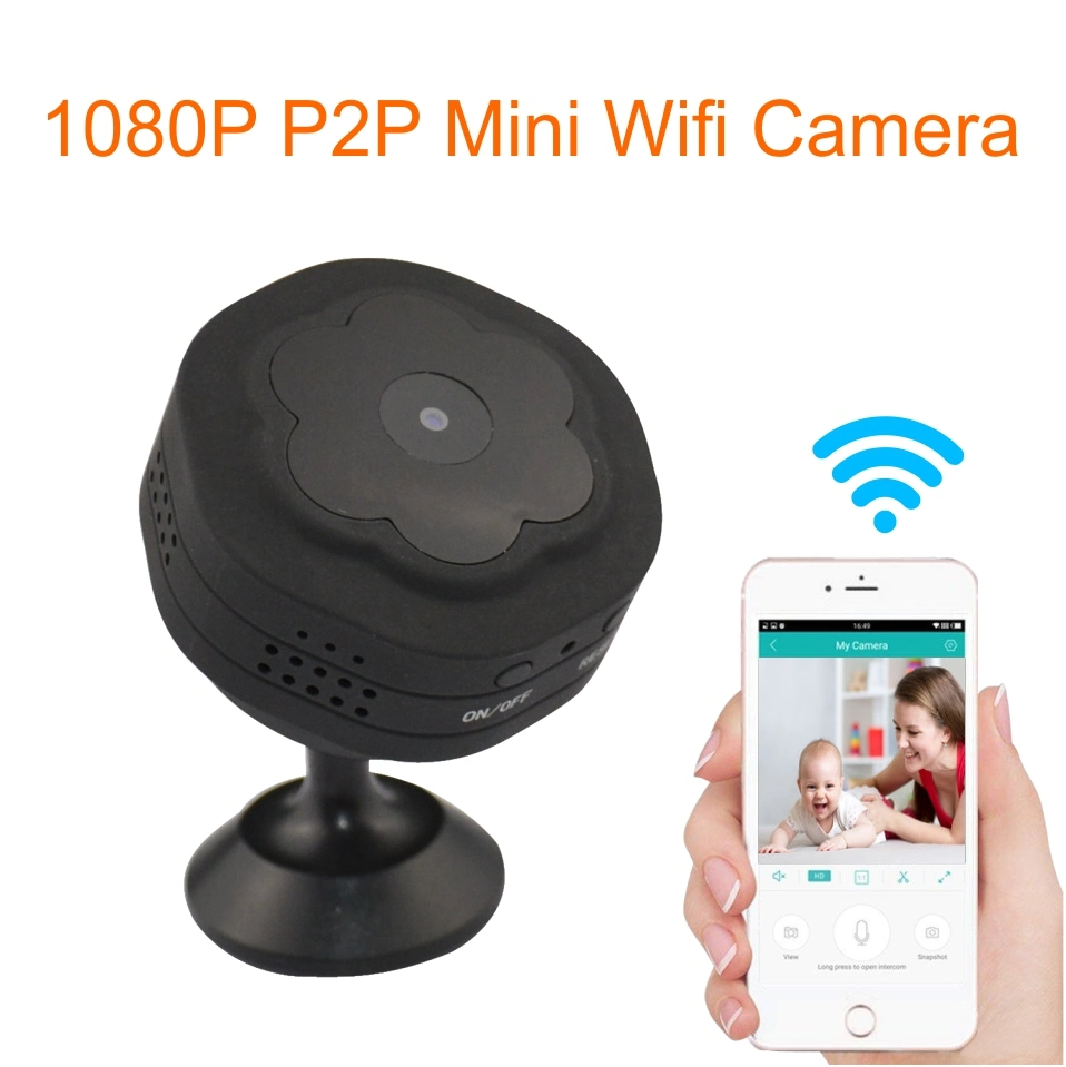 Night Version 2MP TF Card PC Cloud Store HD Mini Smart IP Wireless WiFi P2p Camera