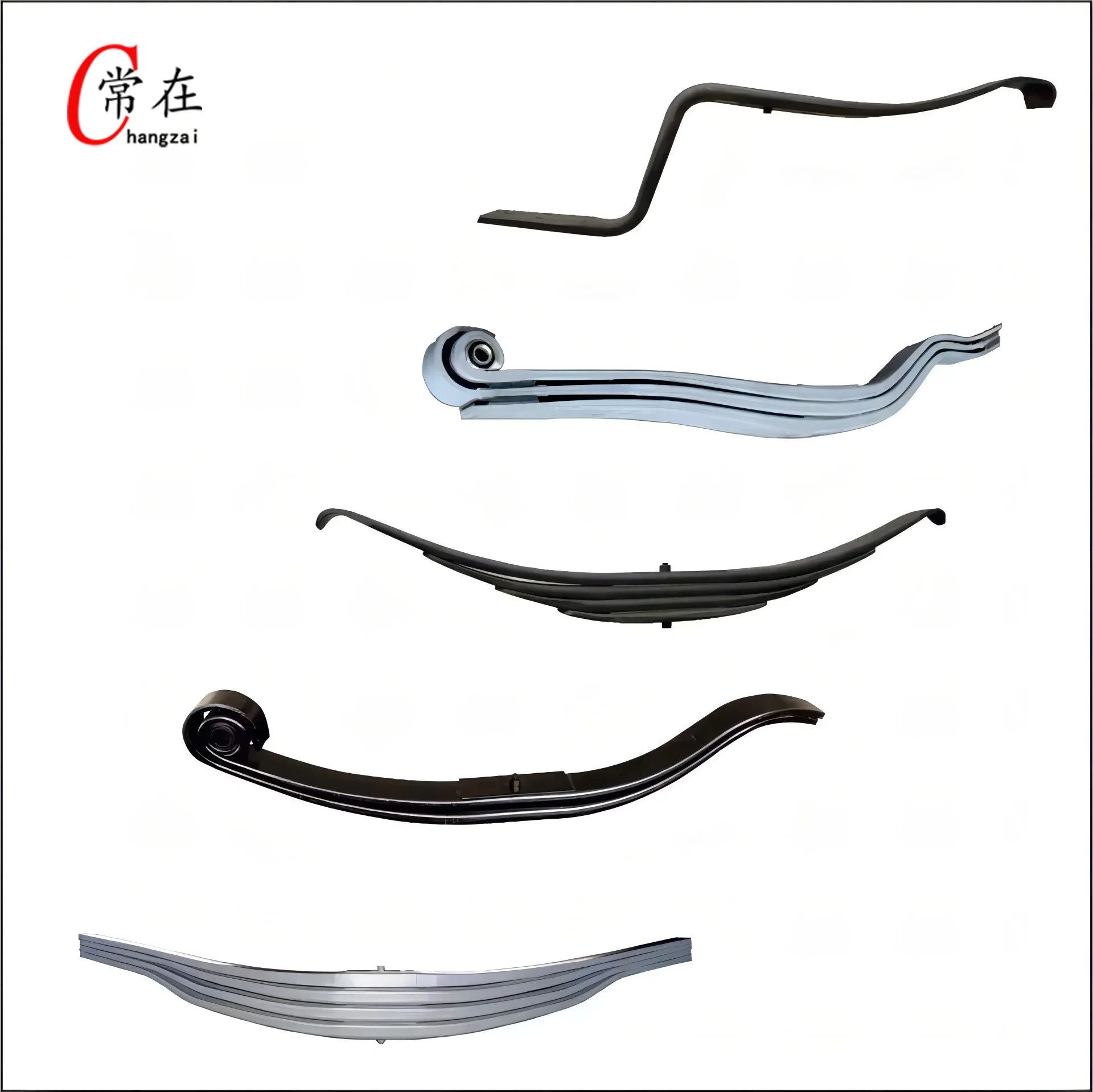 Auto Parts Manufacturer Suspension Series Sinotruck HOWO 90mm 100mm 120mm Width Trailer Leaf Spring for Trailers