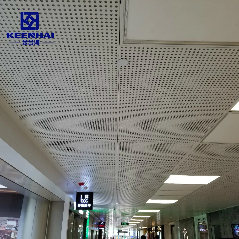 Laser Cut Overhang Metal Ceiling Mounted Ceiling Panel Tiles Aluminum Ceiling with Good Design (KH-MC-M10)