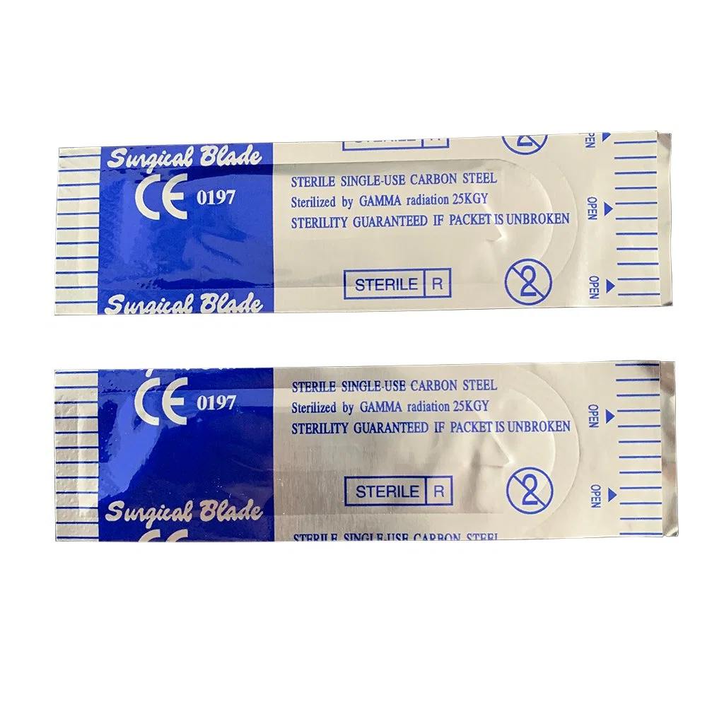 CE Marked Medical Sterile Disposable Carbon Steel Surgical Blade