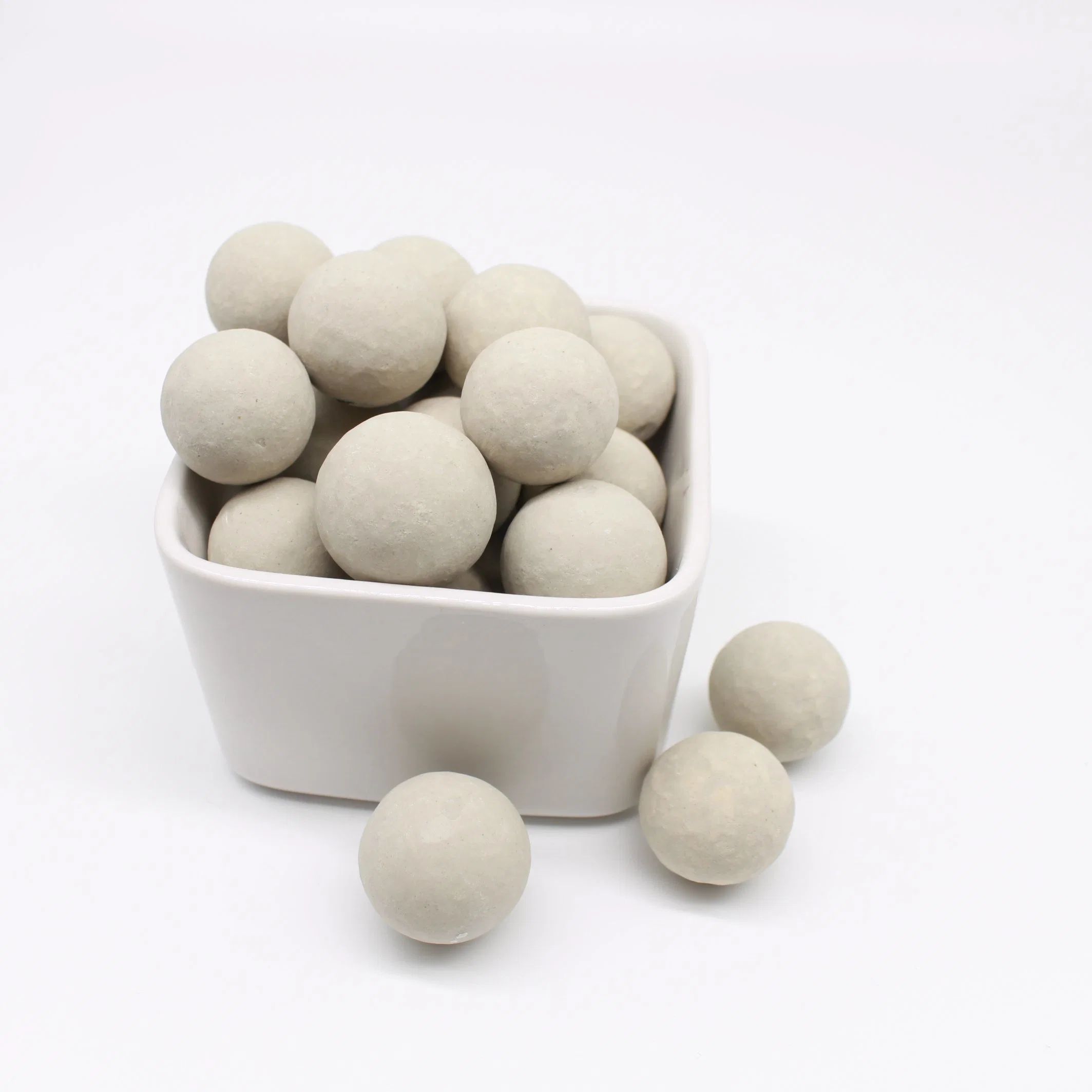 17-23% Ceramic Inert Ball Catalyst Bed Support Media Inert Ceramic Alumina Ball